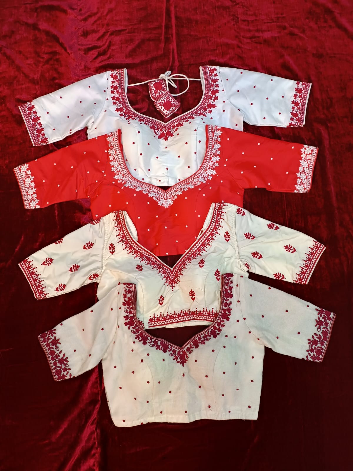 Sequin Embellished Partywear Blouse